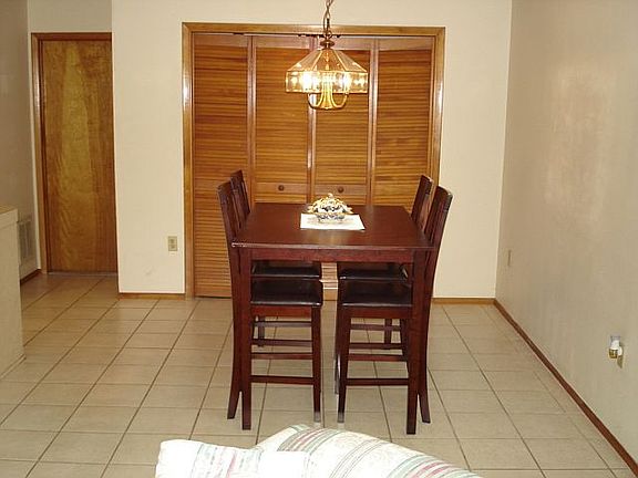 casual dining area