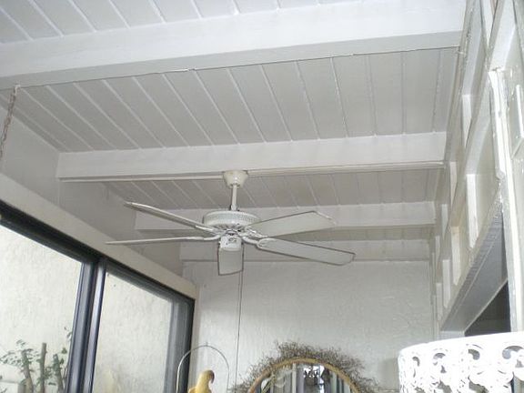 Beams in Enclosed Porch