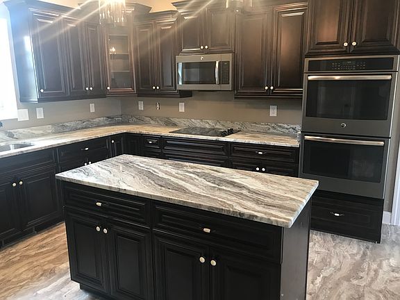 Double ovens in kitchen