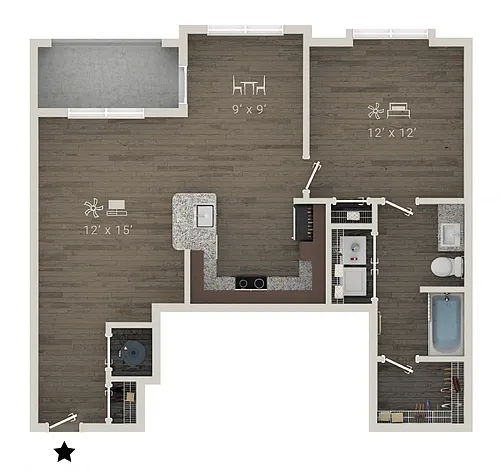 Floor plan A2E