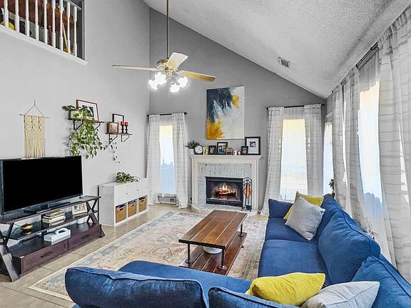 Living Room with Fireplace