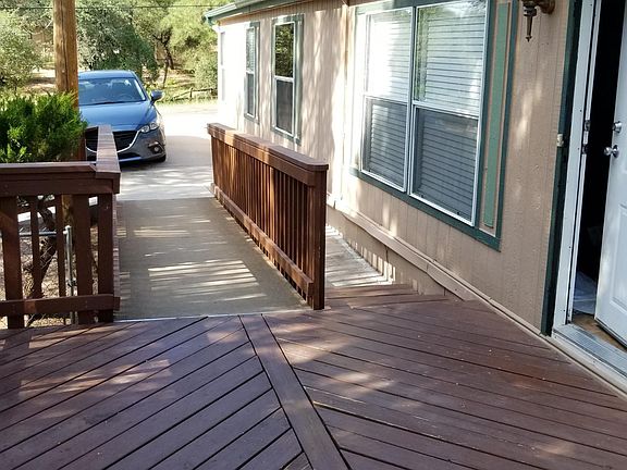 Wheelchair ramp to deck