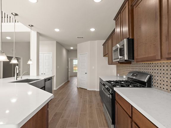 Abundant cabinet and counterspace