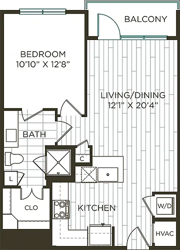 Floor plan A21