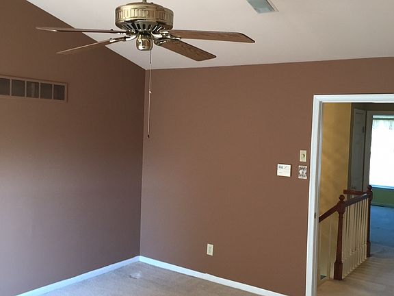 Master Bedroom - beam and ceiling fan