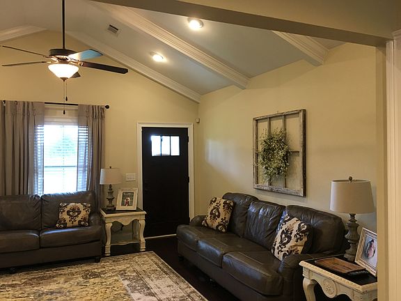 Entrance through front door