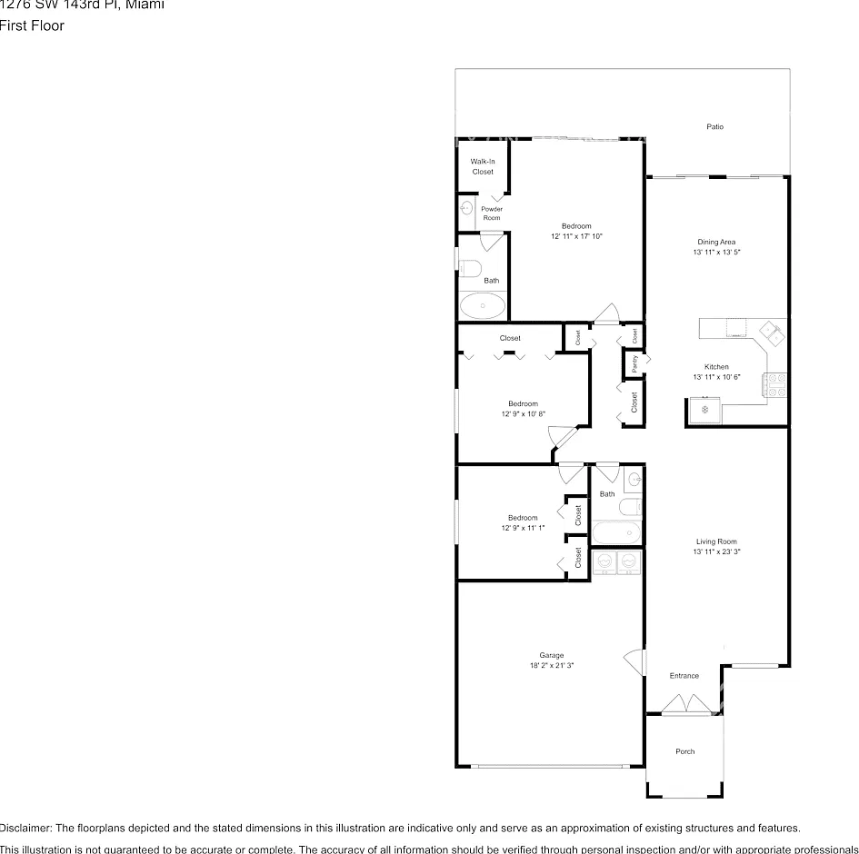 1276 SW 143rd Pl Miami, FL 33184 — Photo 2