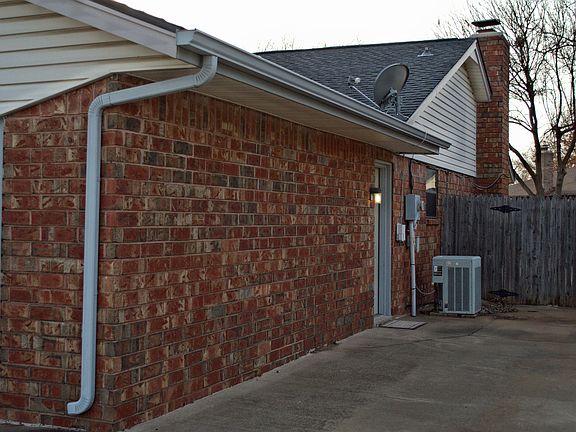 North side of the house