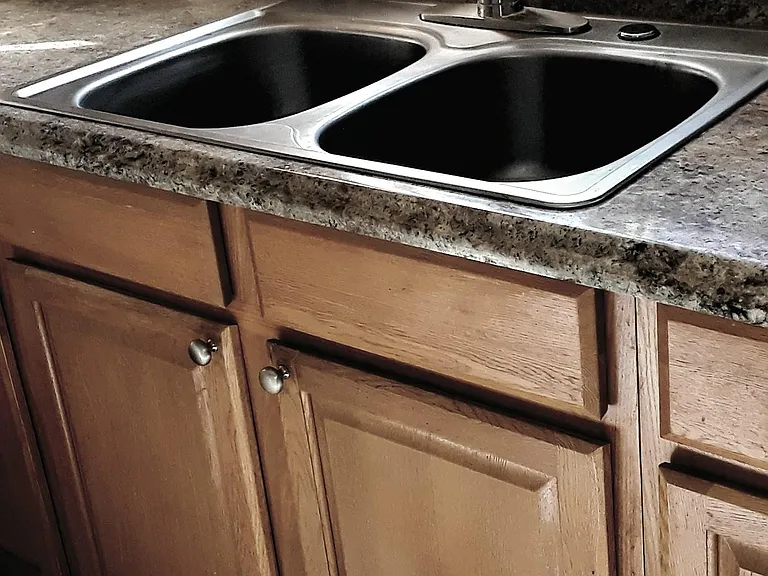 Double bowl stainless sink