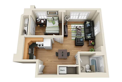 Floor plan CLE-1TG
