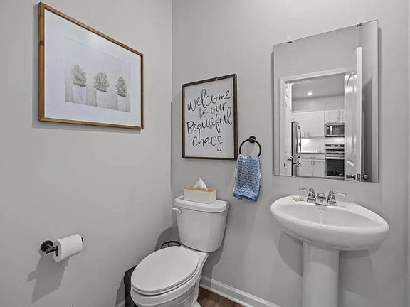 Powder room on the ground floor