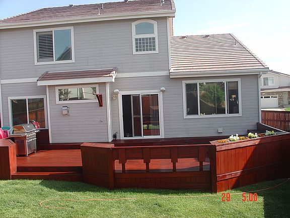 Custom Deck with Benching