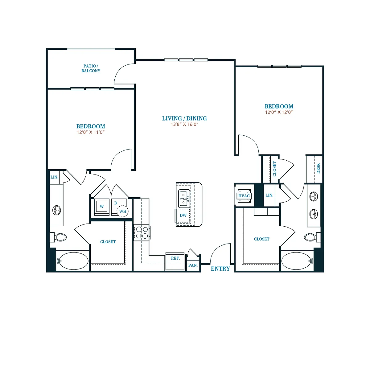 Floor plan B3