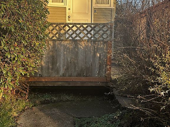 Front Entry to unit