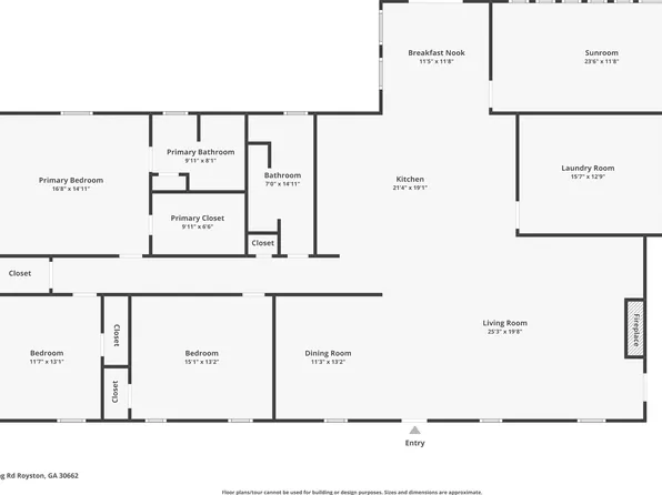 454 Hale Crossing Rd, Royston, GA 30662