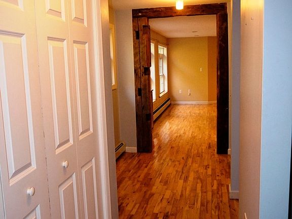 hallway from bedroom to living space