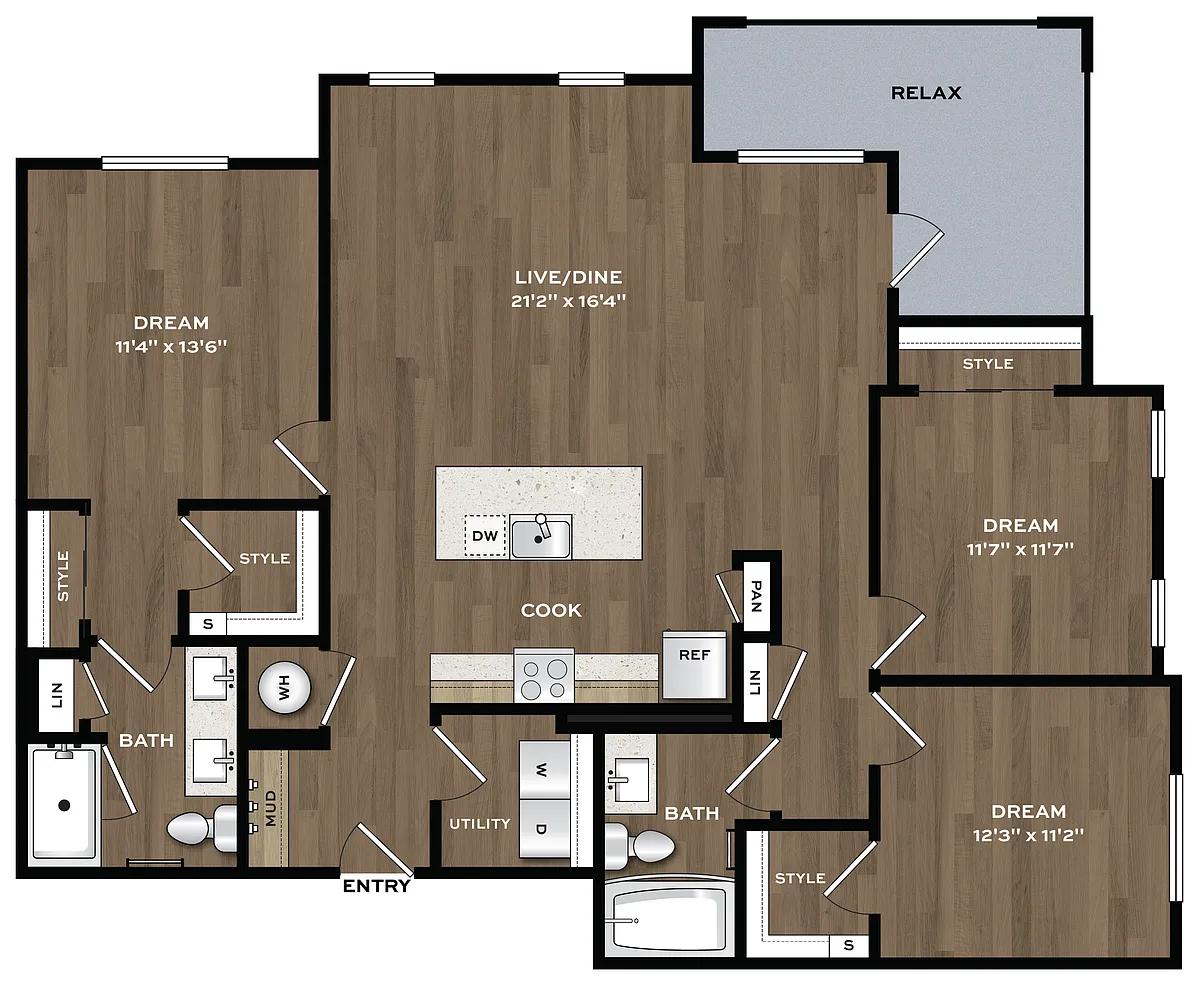 Floor plan C1