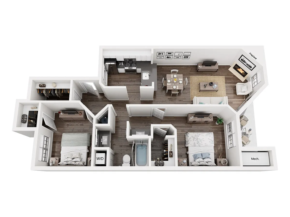 Floor plan Langley Lower