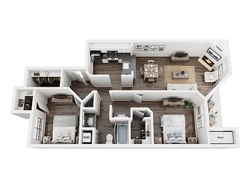 Floor plan Langley Lower