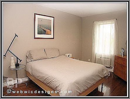 spacious bedroom