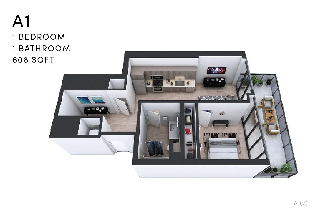 Floor plan Alina A1