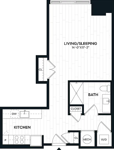 Floor plan Studio-S3