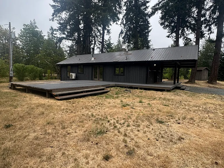 Backyard with Large Deck