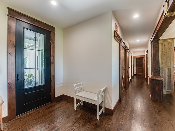 Red Oak hardwood flooring runs the majority of the house!