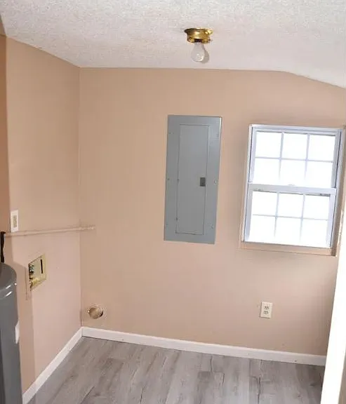 This is the washer/dryer hookup area