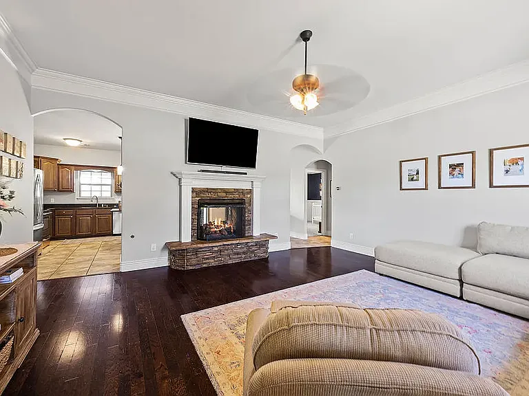 Living Room with Fireplace