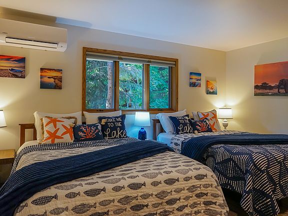 Second upstairs Bedroom has 2 queen sized beds with pillow tops