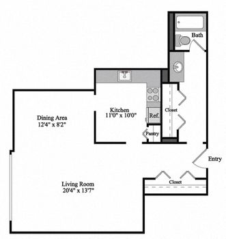 Studio Apartmemt 907S