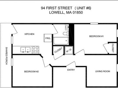 94 1st St APT 6, Lowell, MA, 01850