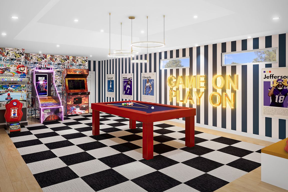 Coming Soon! A Game Room with Billiards and Arcade Games!