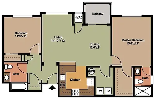 Floor plan Balmoral