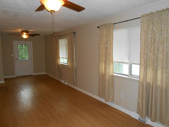 open living/dining room