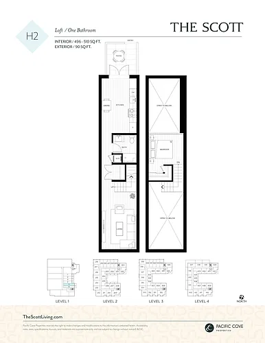 Floor plan Loft 1 Bed 1 Bath
