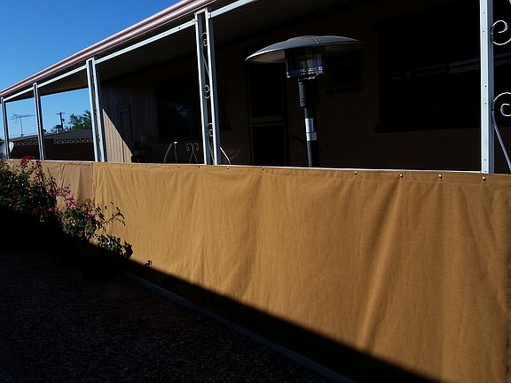 closure on front patio