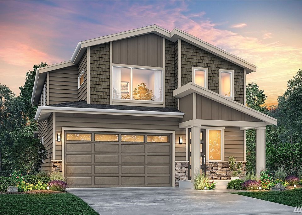 Plan 2353 Elevation A rendering.  Details may vary