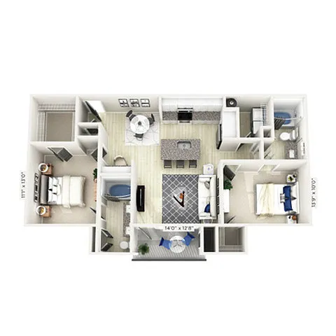 Floor plan The Jellyfish