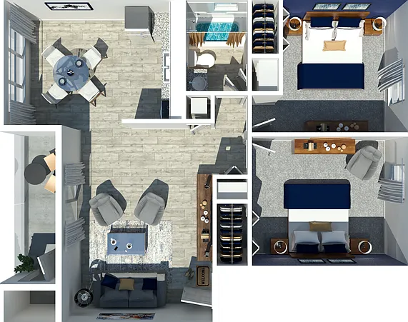 Two Bedroom One Bathroom Two Bedroom One Bathroom