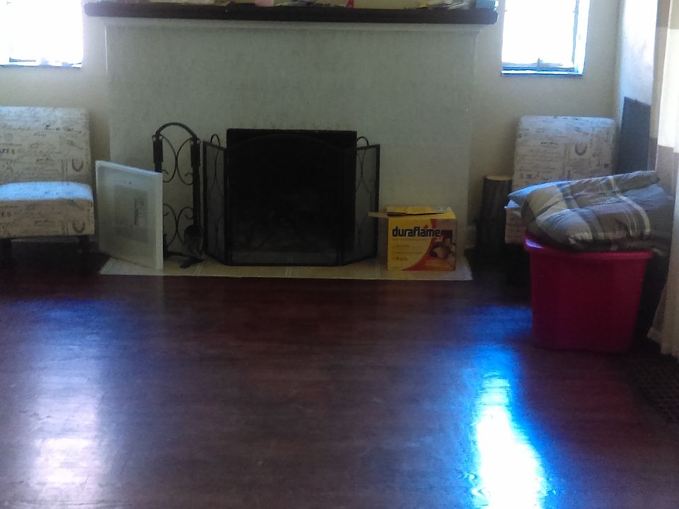 Fireplace in living room
