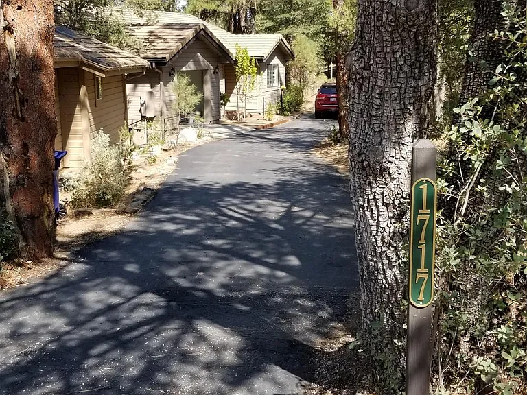 Long Driveway to rental