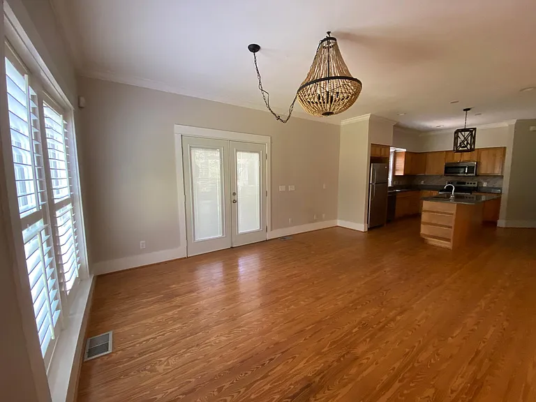 Dining area open to kitchen