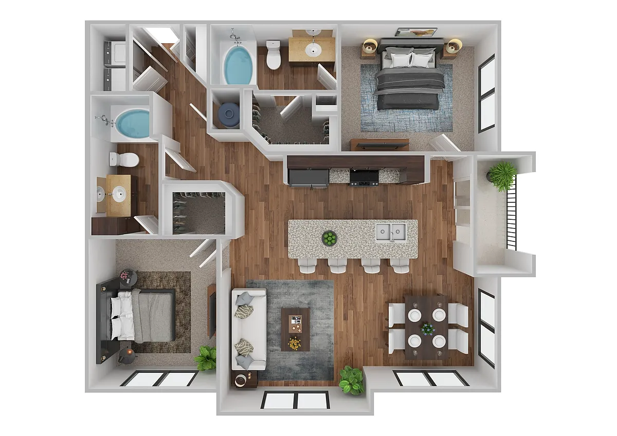 Floor plan B2