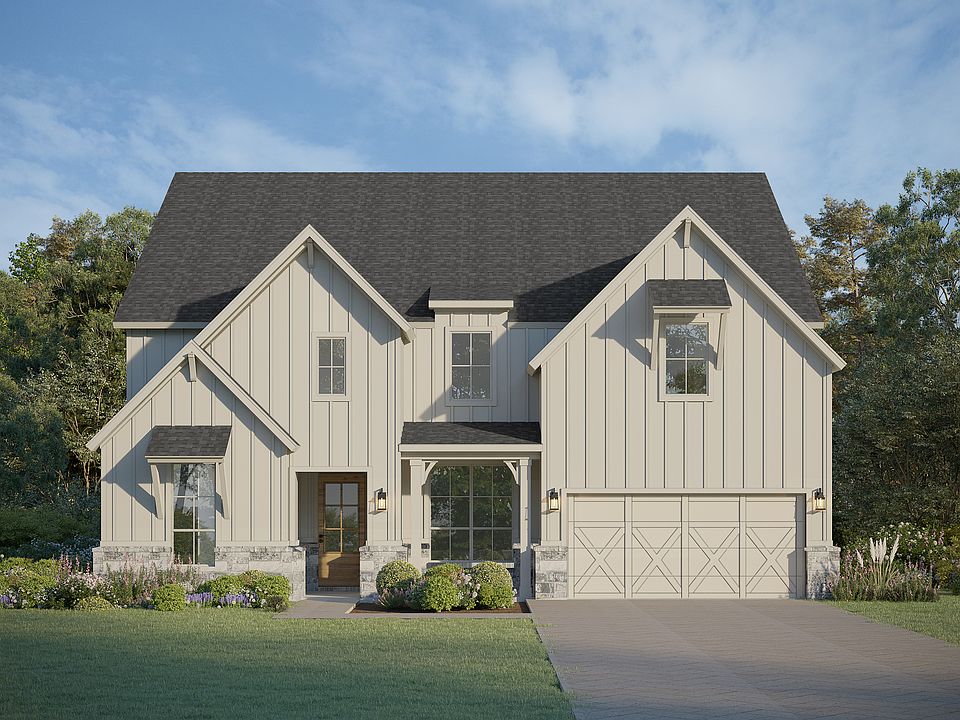 Plan 1641 Elevation E w Stone