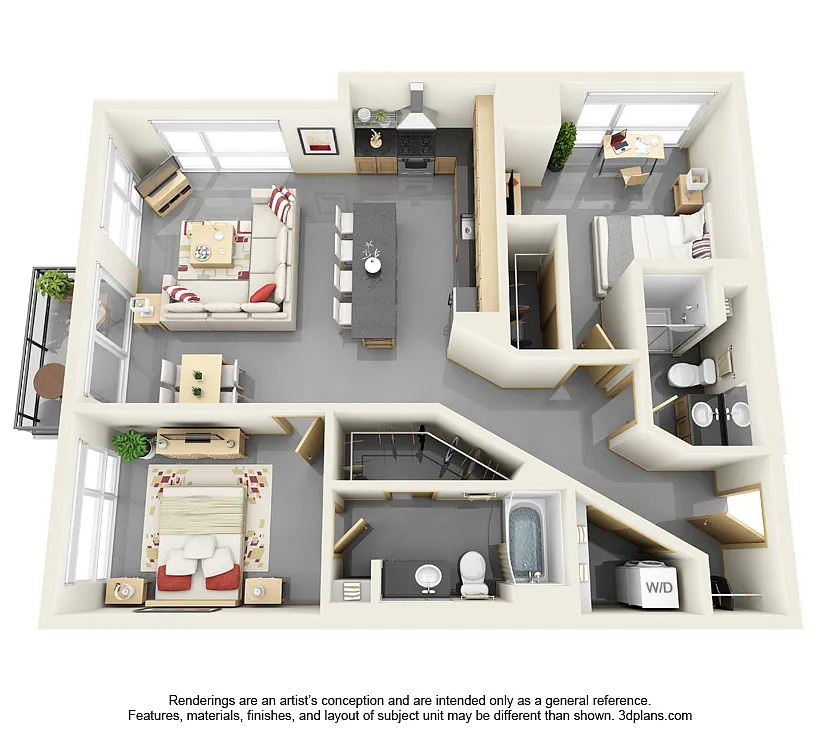 Floor plan NoLo West - B10