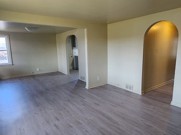Spacious living space includes all new flooring