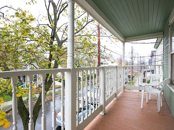 Historic front porch was rebuilt in 2022