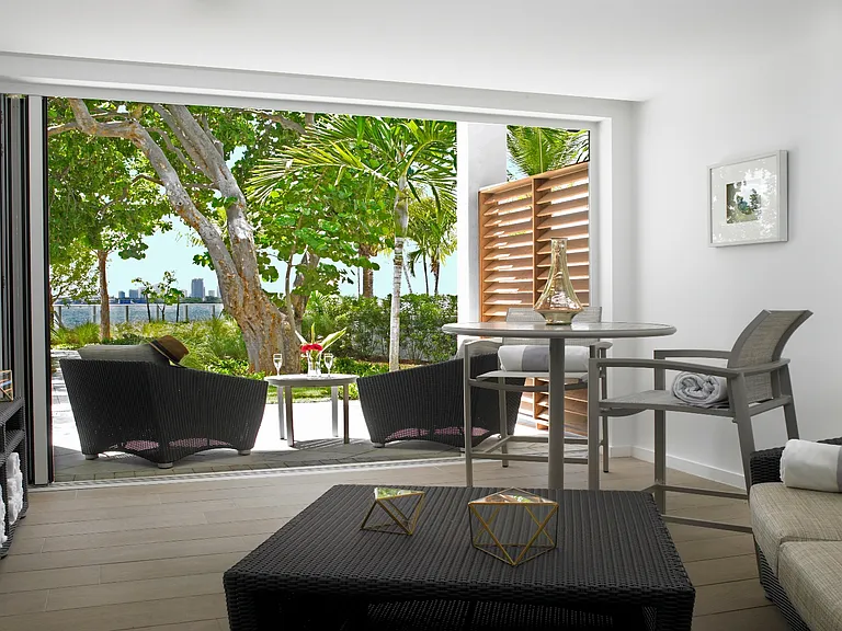 Rent your own breezy cabana for a shady poolside experience